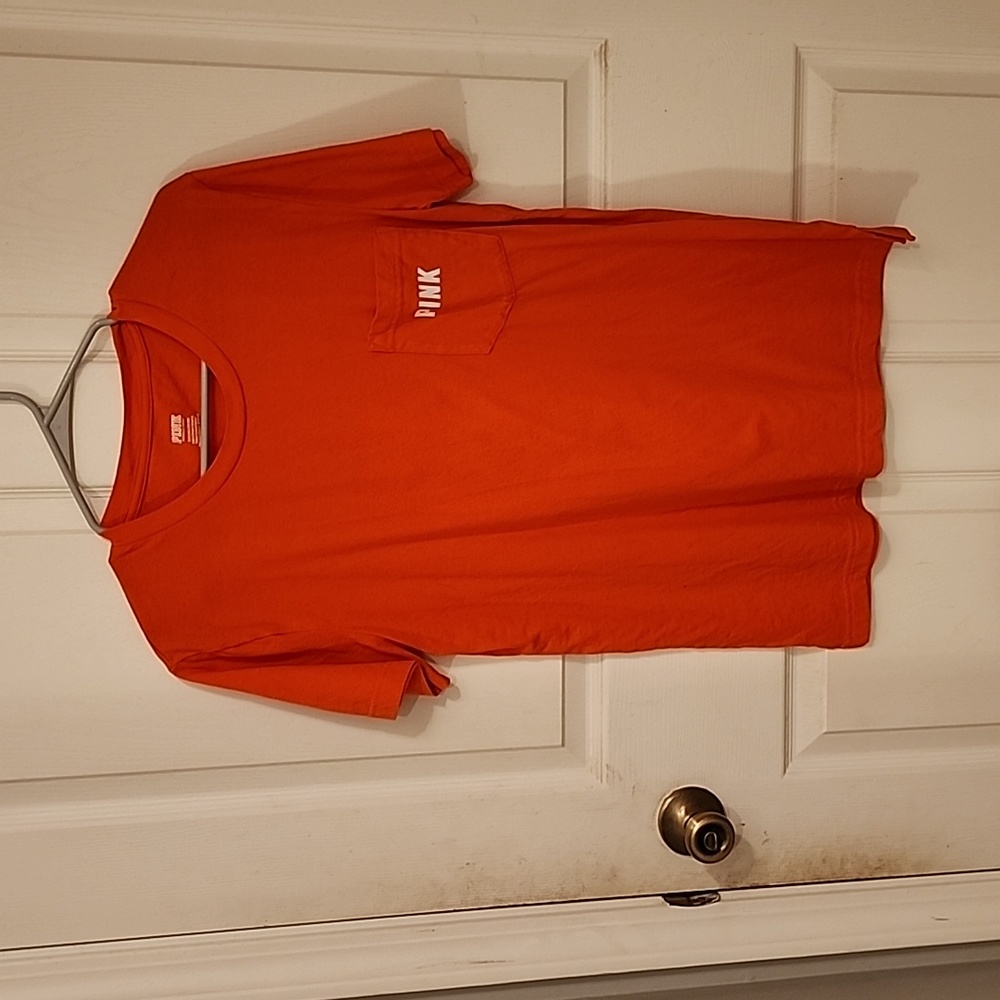 Pink oversized tshrit